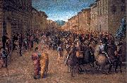 Francesco Granacci Entry of Charles VIII into Florence oil painting